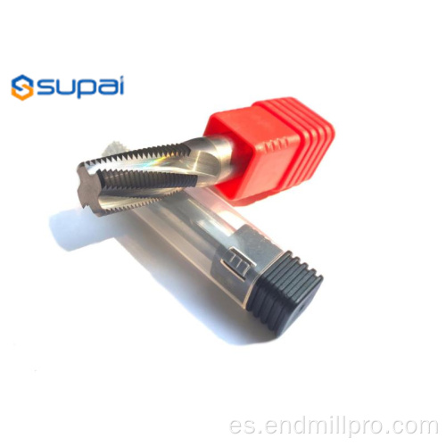 Fresa de tornillo EndMill de corte de rosca de carburo sólido